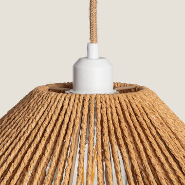 Afbeelding van Hanglamp Gevlochten Papier Mikah Ø450