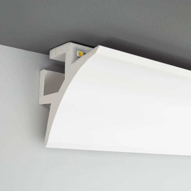 Image de Moulure Corniche 2m pour 2 Rubans LED ARCOS 85