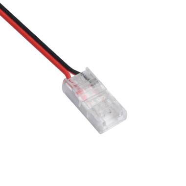 Connettore Hippo con Cavo per Striscia LED Monocolore 12/24V DC Larga 8mm