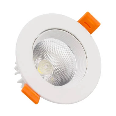 Faretto da Incasso LED 9W Circolare COB CRI90 Foro Ø 90mm