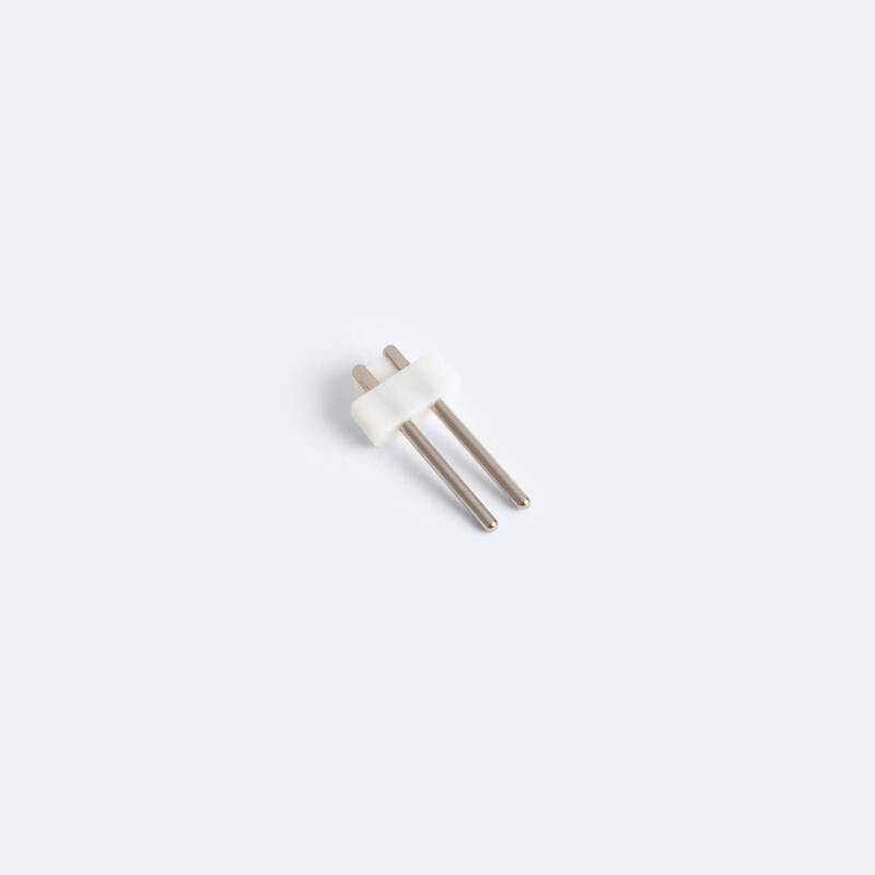 2 pin, connettore per luci a LED, 10 mm, 22 Awg, 150 mm/6 in cob, a LED, a tinta unita, adattatore senza saldatura, per strisce luminose Cob 12 V/24 V (7 pezzi