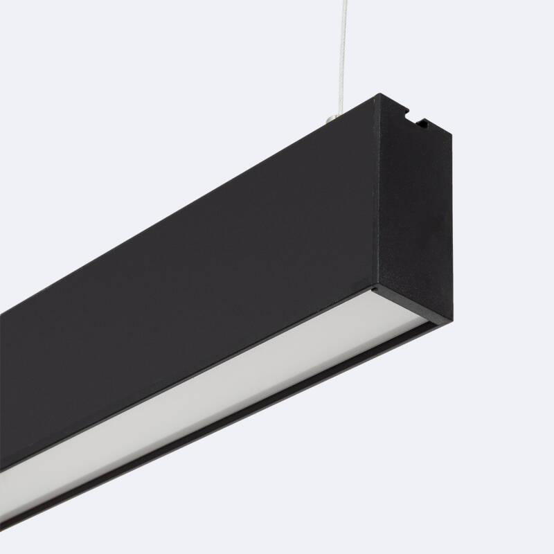 LED Linearstrahler 30W, Hängend, Schwarz – Dimmbar Mit Verstellbarer Farbtemperatur (warm/kalt)