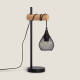 Image de Lampe à Poser Métal et Bois Monah