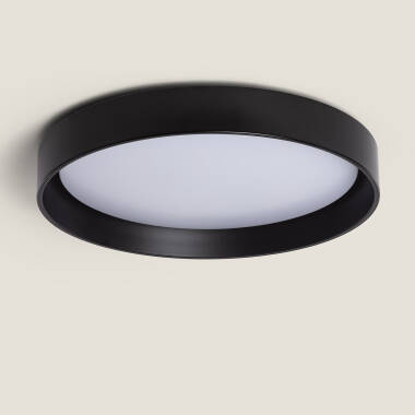 Immagine di Plafoniera LED 30W Circolare Metallo Ø550 mm CCT Selezionabile Big Broadwey