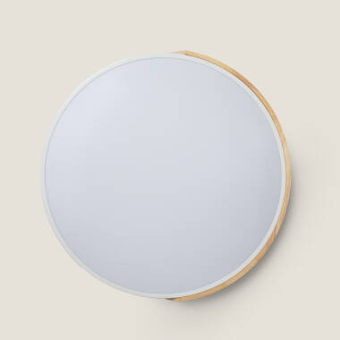Afbeelding van Plafondlamp LED 36W Rond Hout en Aluminium Ø500 mm CCT Selecteerbaar Semi-Dari