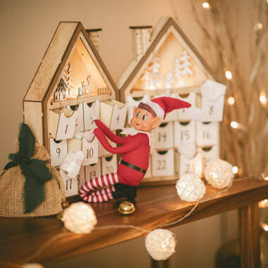 Joulud LED Advent Calendar Battery Operated