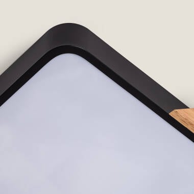 Afbeelding van Plafondlamp LED 18W Vierkant Hout 325x325 mm CCT Selecteerbaar Selecteerbare Semi-Dari