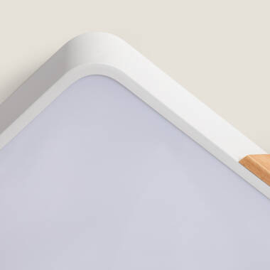 Afbeelding van Plafondlamp LED 18W Vierkant Hout 325x325 mm CCT Selecteerbaar Selecteerbare Semi-Dari