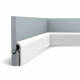 Afbeelding van Vloerplint Kabeldoorvoer 2m Bend