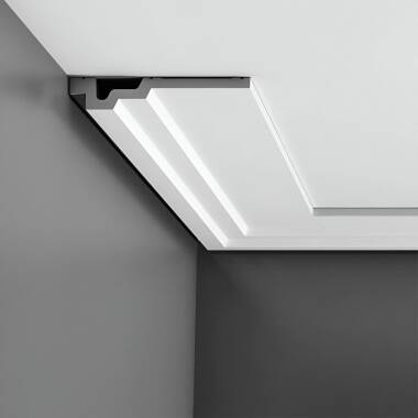 Hoeklijst Kabeldoorvoer 2m Baric