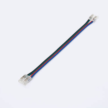 Connettore Doppio con Cavo per Striscia LED IC Digital SPI 24V DC COB Larga 10mm
