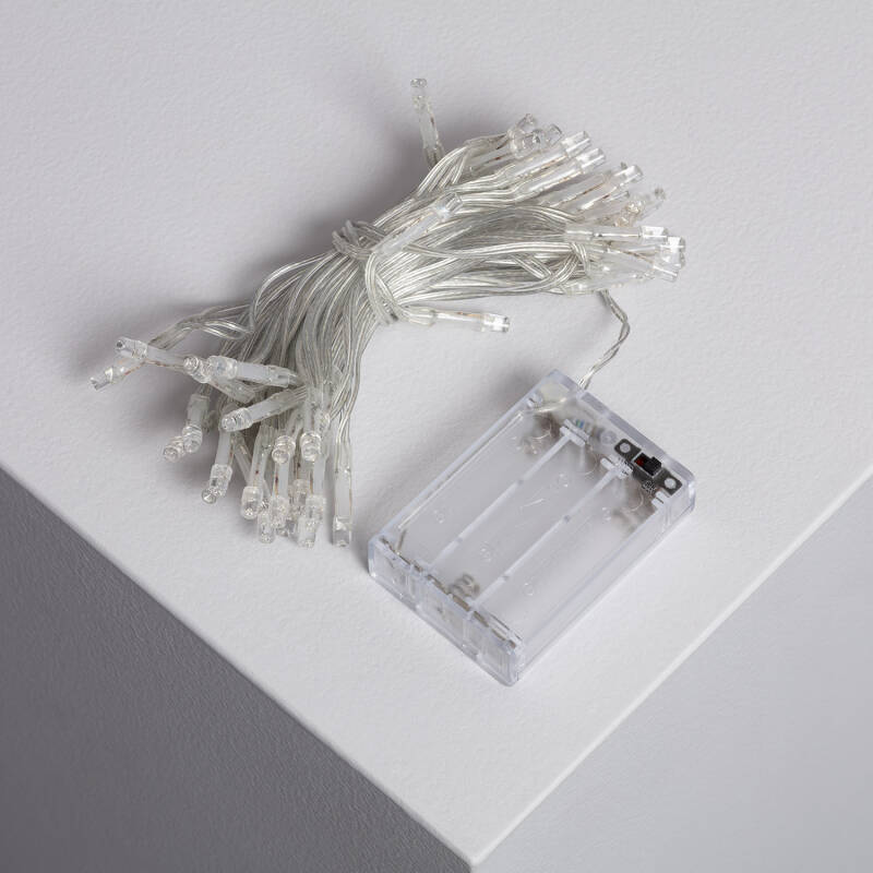 Immagine di Ghirlanda Cavo LED per Esterni con Batteria 5m