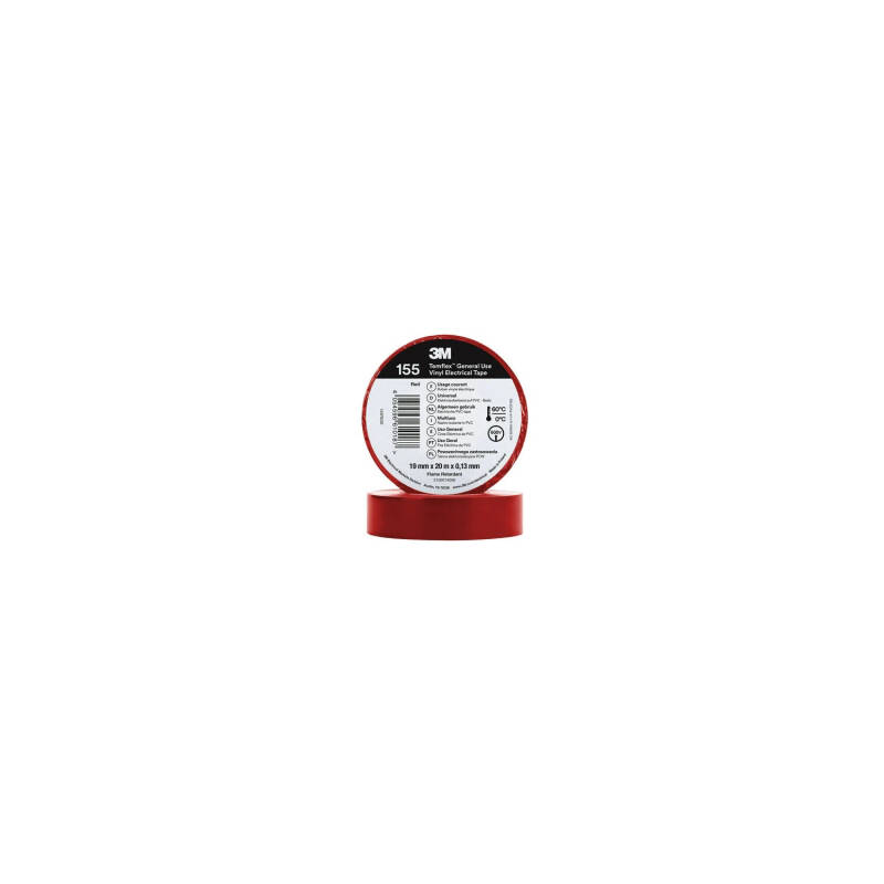 Bild von Temflex Isolierband 155 PVC 19mm x 20m 3M 7100184744