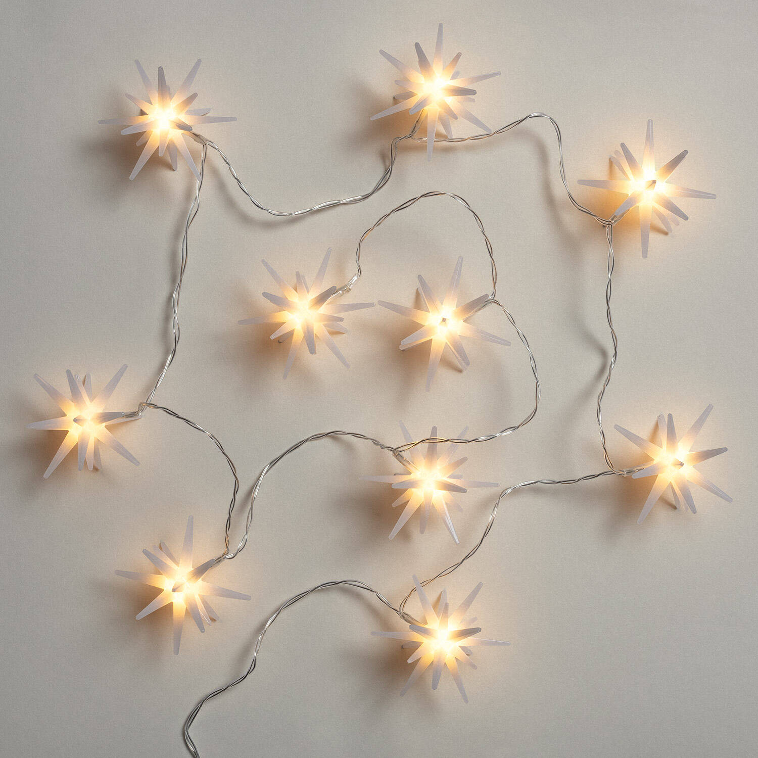 Girlanda LED Gwiazdy 1.4m na Baterie - widok prezentacyjny