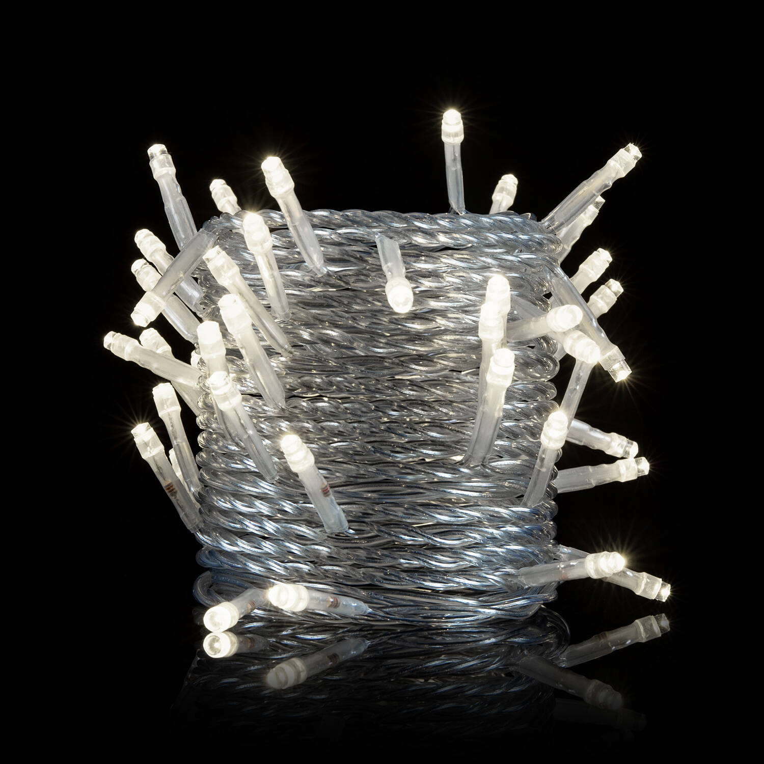 Girlanda LED Przezroczysta Kabel 5m - widok prezentacyjny