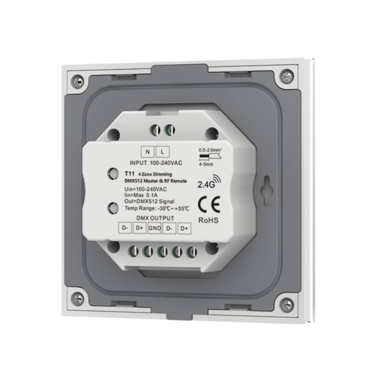Regulator Master DMX Dotykowy  Jednokolorowy 4 Strefy - widok 2