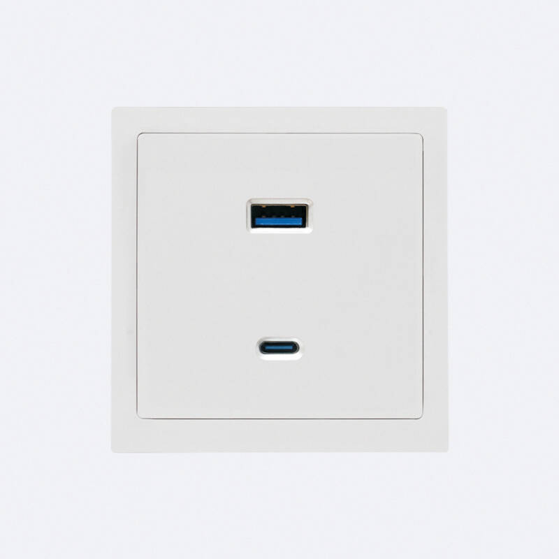 Bild von Anschluss USB Doppelt Square