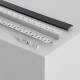 Immagine di Profilo Alluminio Incasso Cartongesso 2m per Striscia LED Doppia 
