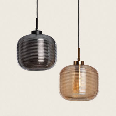 Afbeelding van Hanglamp Metaal en Glas Beryl