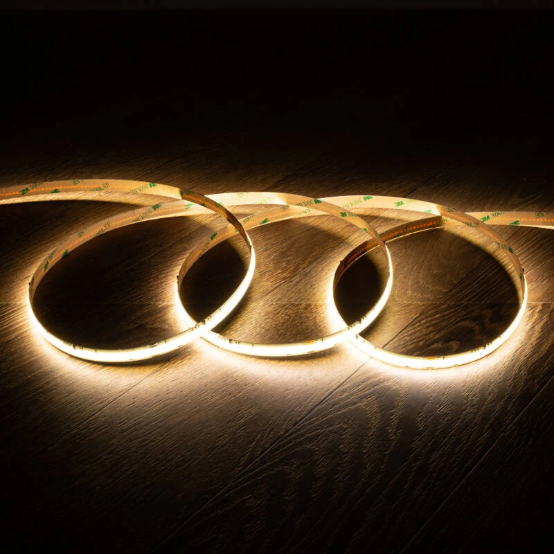 Afbeelding van Led Strip Digital SPI 24V COB 360 LED/m 5m Breedte 10mm te kinppen om de 8 cm IP20