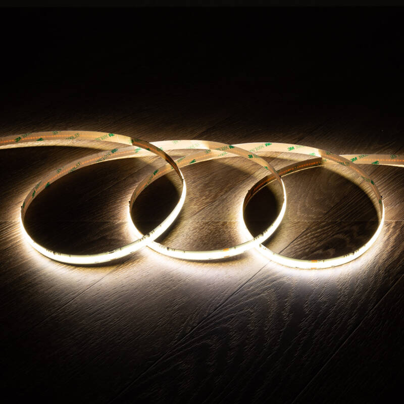 Bild von LED-Streifen Digital Spi 24V COB 360 LED/m 5m Breite 10mm Schnitt 8 cm IP20