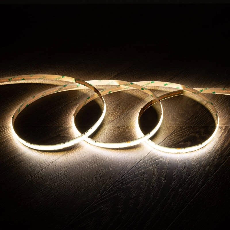 Afbeelding van Led Strip Digital SPI 24V COB 360 LED/m 5m Breedte 10mm te kinppen om de 8 cm IP20