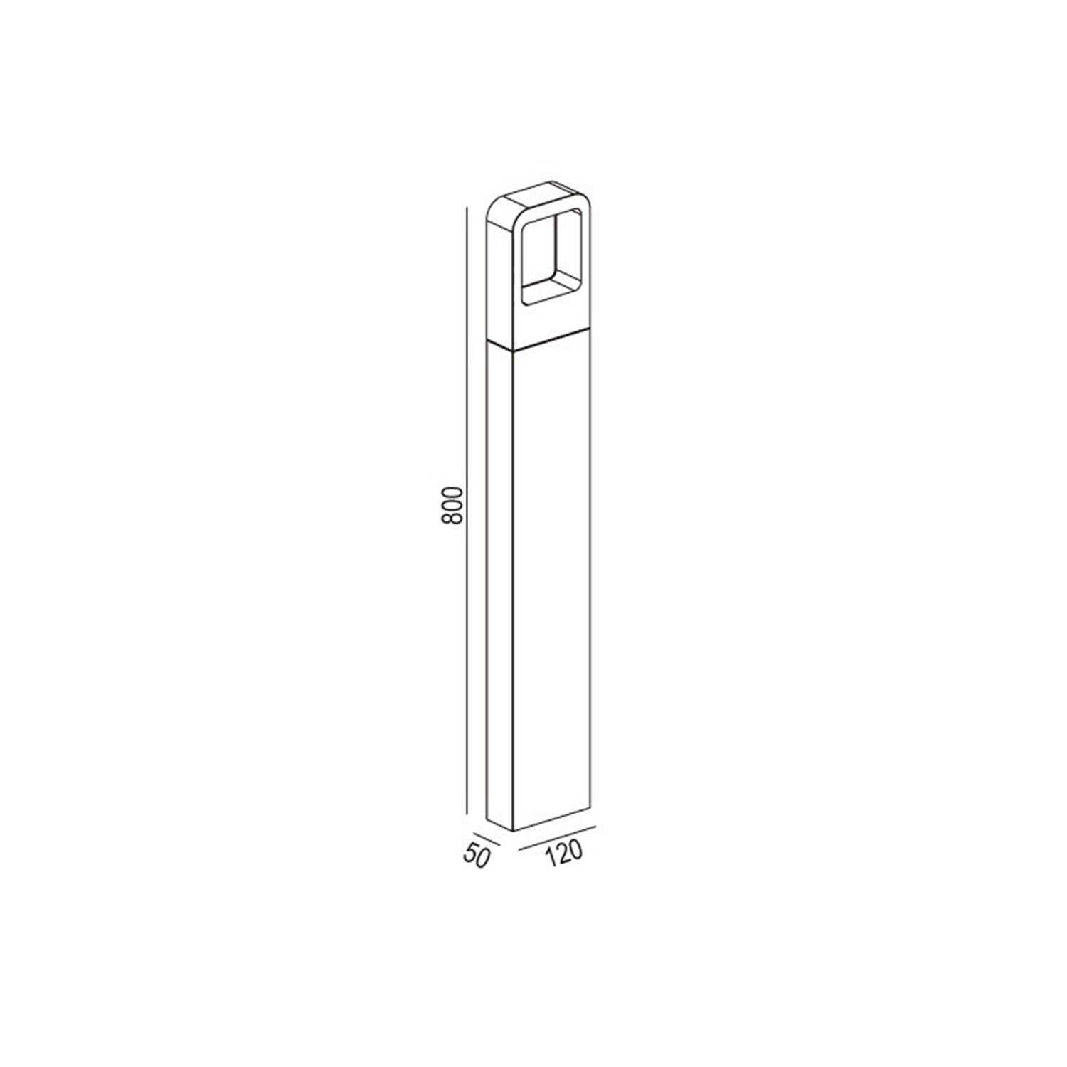 Oprawa Ogrodowa LED 6W Emerita 80cm - parametry