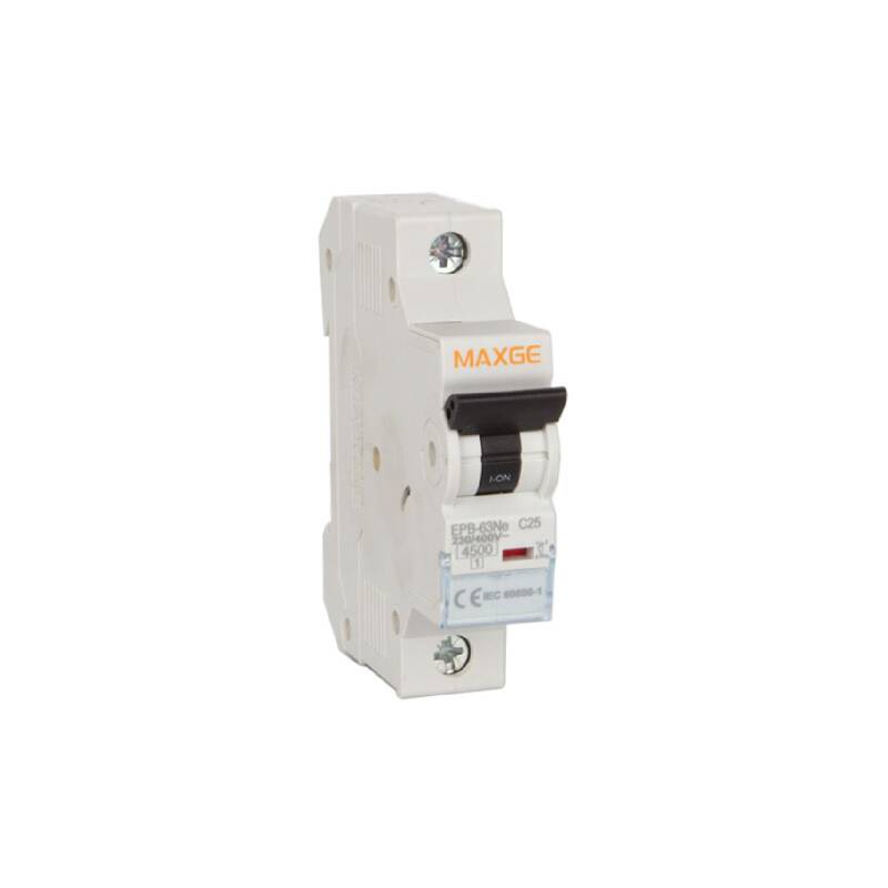 Afbeelding van Installatieautomaat 1P 4-40A 6kA C-curve MAXGE Alpha+