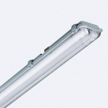 Réglette Étanche 150 cm IP65 avec deux Tubes LED Cristal 22W 140lm/W