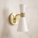 Image de Lampe Murale Métal Blanc Jigger