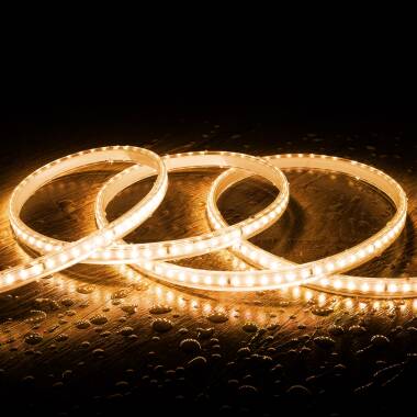 220V Dimmable LED Strip SMD2835 120LED/m 12mm Wide Cut at Every 100cm IP65