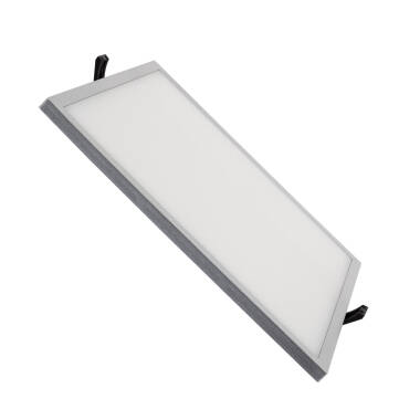 Faretto da Incasso LED 30W Quadrato High Lumen Foro Ø200mm Argento LIFUD