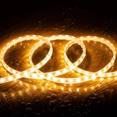 220V Dimmable LED Strip SMD2835 60LED/m 12mm Wide Cut at Every 100cm IP65