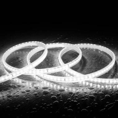 220V Dimmable LED Strip SMD2835 120LED/m 12mm Wide Cut at Every 100cm IP65