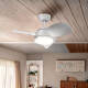 Image de Ventilateur de Plafond Silencieux Poros 35W 76cm Moteur DC