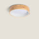 Image de Plafonnier LED Rond Bois 15W CCT Sélectionnable Dari Ø370 mm