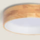 Image de Plafonnier LED Rond Bois 15W CCT Sélectionnable Dari Ø370 mm