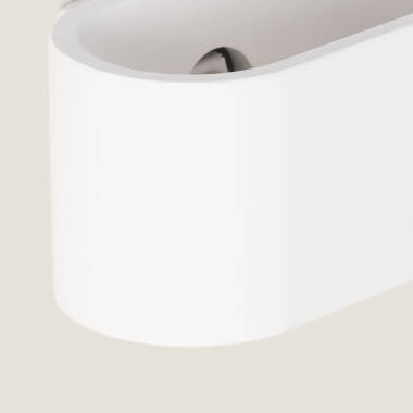 Immagine di Applique da Parete in Gesso Iluminazione Doppia Merton