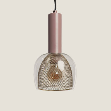 Aziel Metal & Glass Pendant Lamp