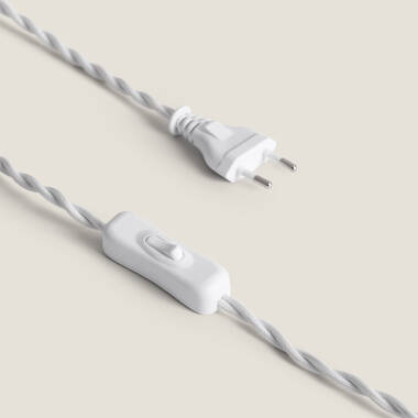 Image de Lampe à Poser Textile et Verre Verdy 