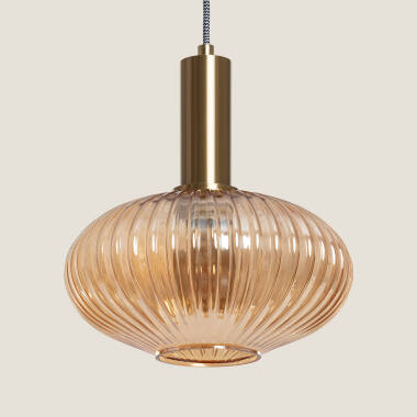 Lampa Wisząca Szklana Basile