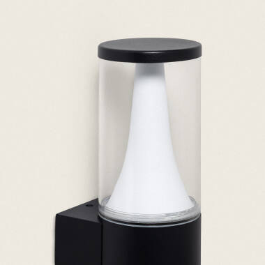 Image of Canu Outdoor Wall Lamp in Black 