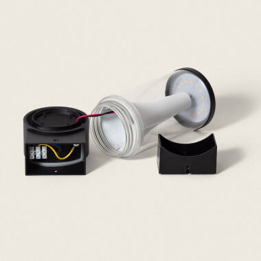 Image of Canu Outdoor Wall Lamp in Black 