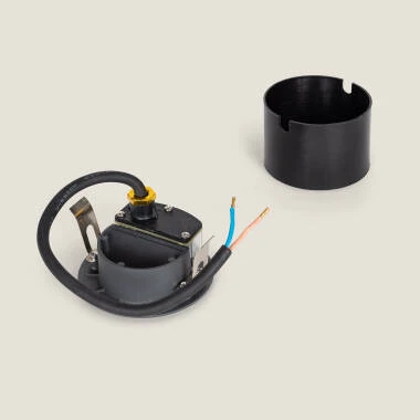 Image de Balise Murale LED Extérieure Encastrable en Aluminium 1,2W Lyons 