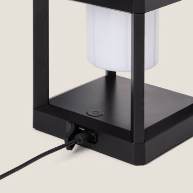 Image of Lámpara de Mesa Solar LED Portátil Aluminio Perico