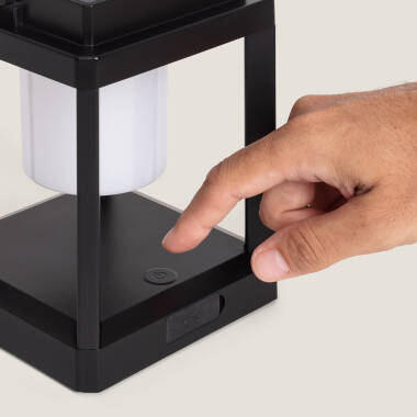 Image of Lámpara de Mesa Solar LED Portátil Aluminio Perico