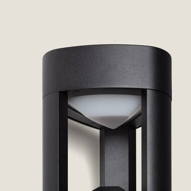 Image of Spram 12W Aluminium Outdoor LED Wall Lamp in Black 