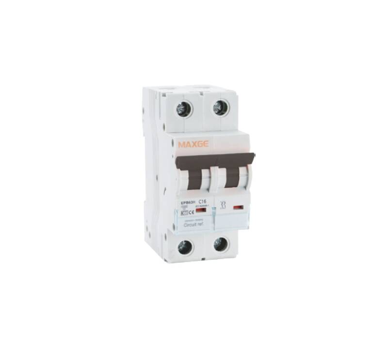 Afbeelding van Installatieautomaat 1P+N en 2N 6A 4kA C-Curve MAXGE Alpha+