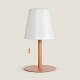 Image de Lampe à Poser LED Portative Aluminium Extérieure 2.6W Epinay avec Batterie Rechargeable