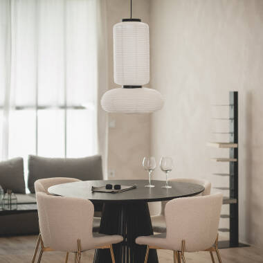 Bild von Pendelleuchte Papier Hao Tupai